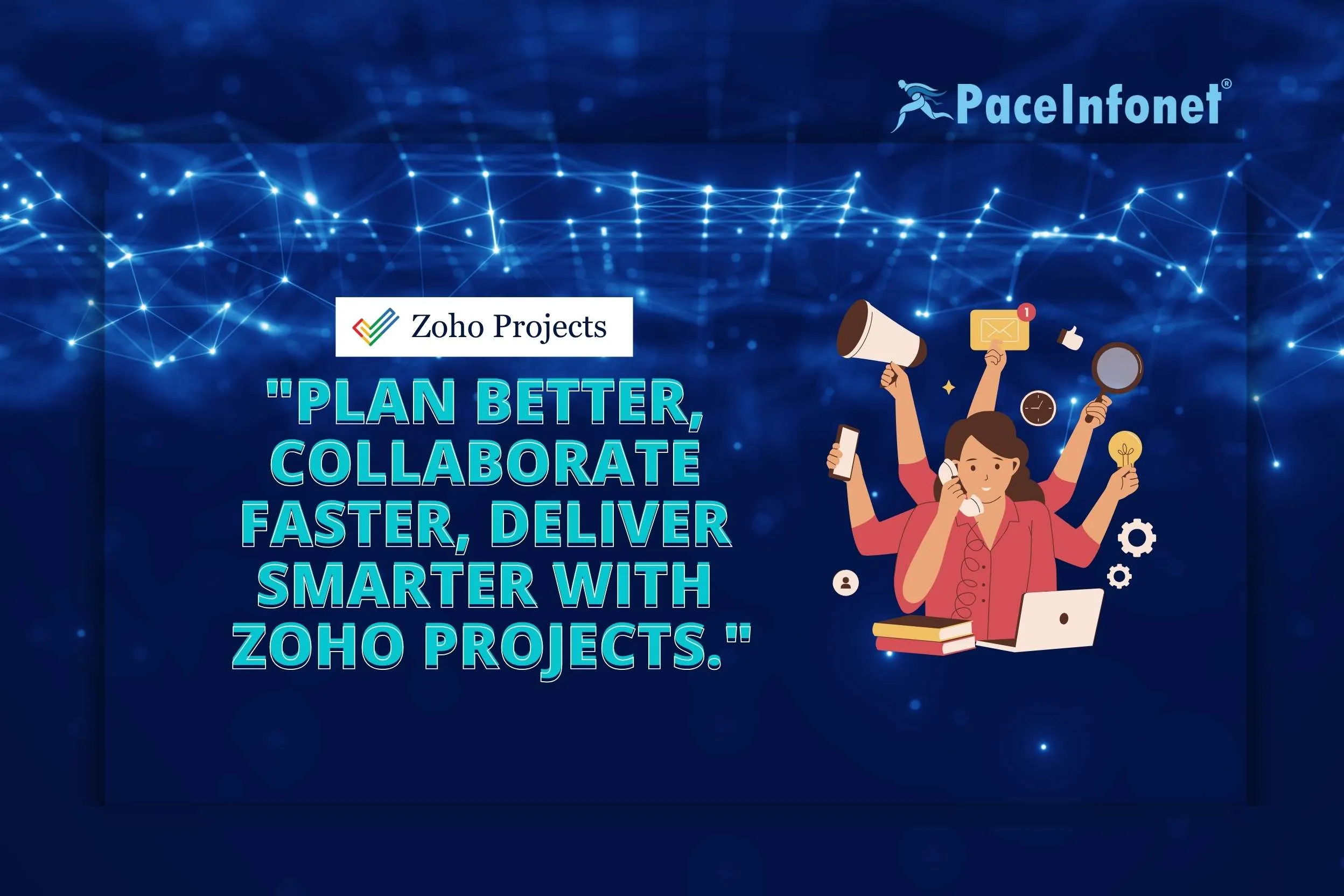 Illustration for Zoho Projects: The All-in-One Solution for Modern Project Management